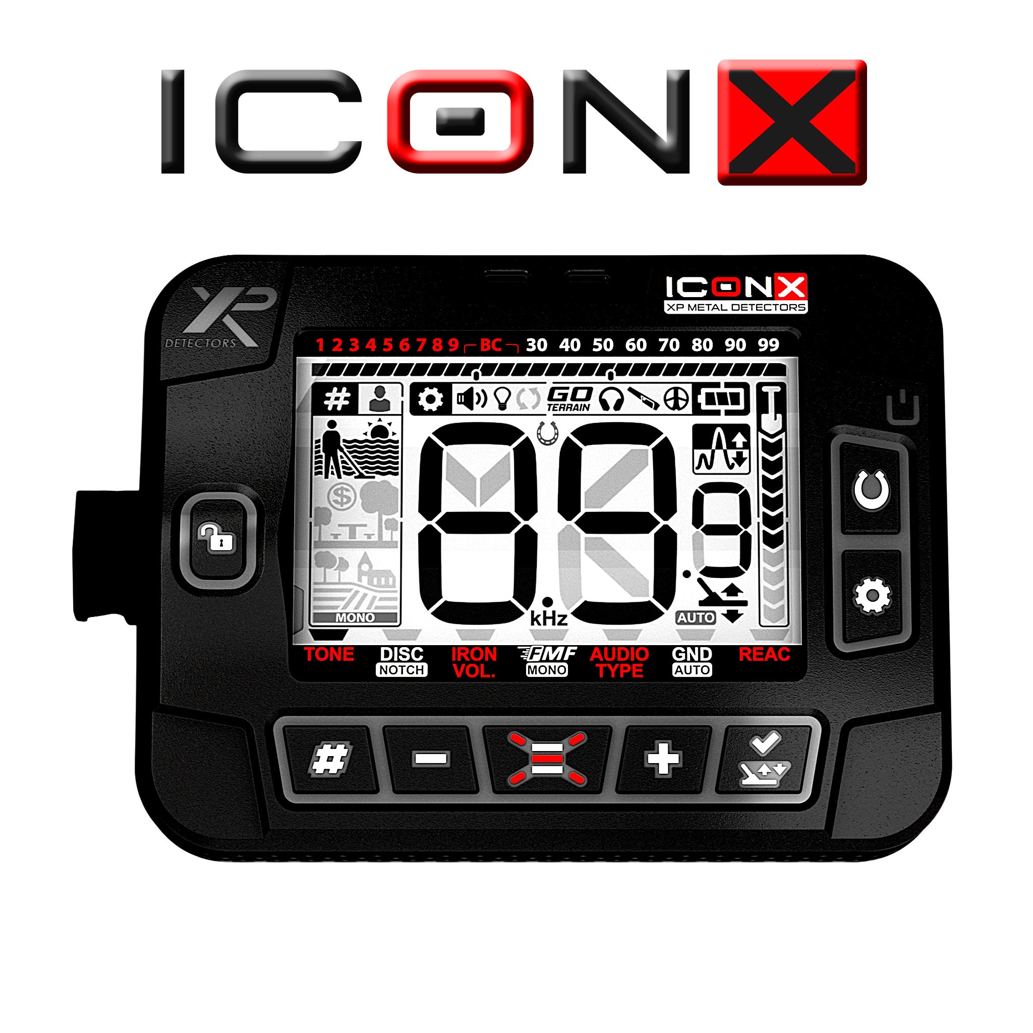 XP ICON X Metal Detector with 11" Search Coil | LMS Metal Detecting