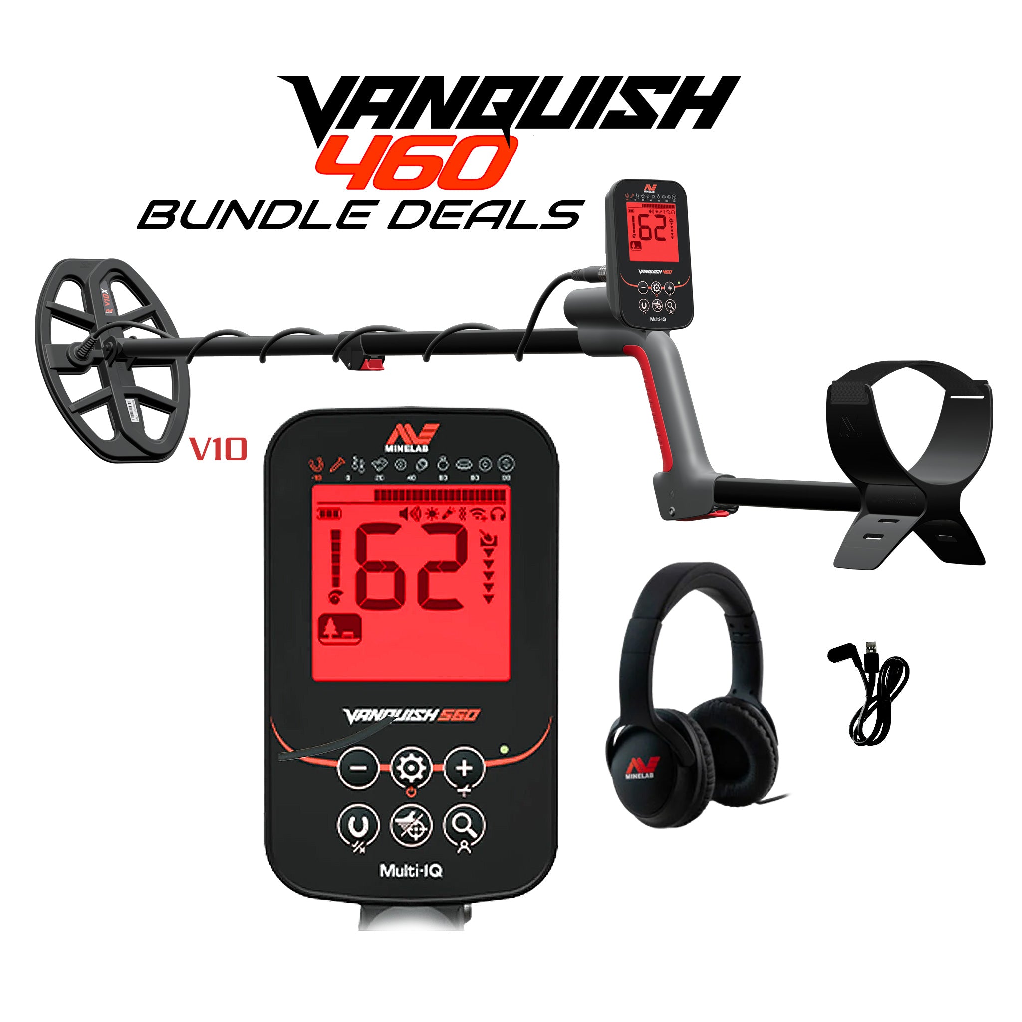 Minelab | Vanquish 460 Metal Detector Bundle Deals | LMS Metal Detecting