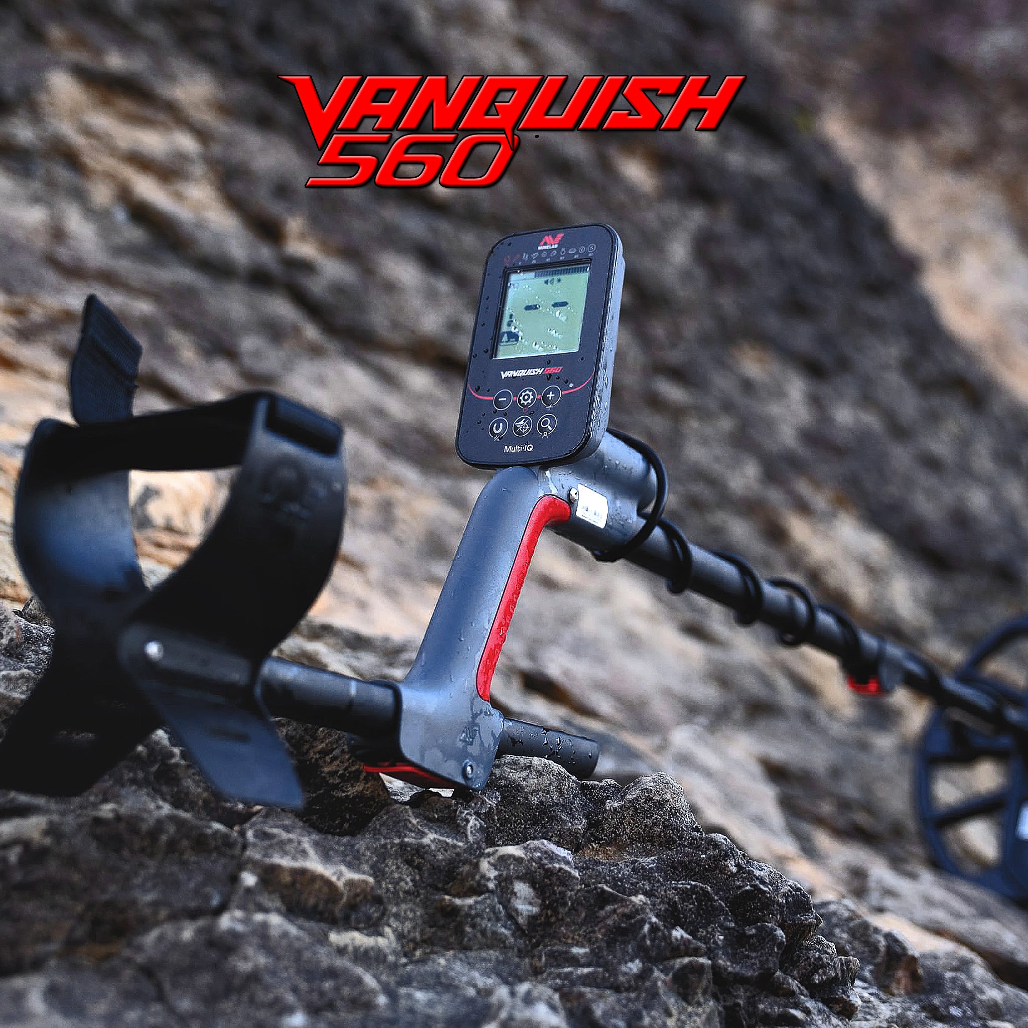 Minelab | Vanquish 560 Pro Pack Metal Detector with V12 and V8