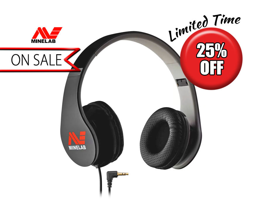 Minelab | Minelab Wired Headphones with 3.55 mm 1/8" Jack Connector | LMS Metal Detecting