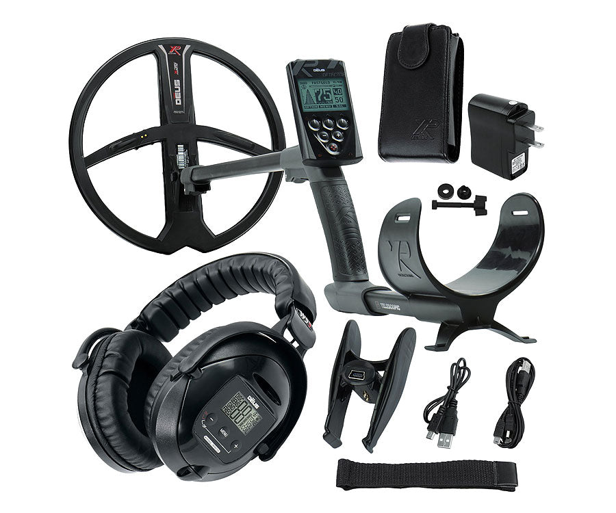 XP Deus Metal Detector with X35 11" Coil, RC and WS5 Headphones | LMS Metal Detecting