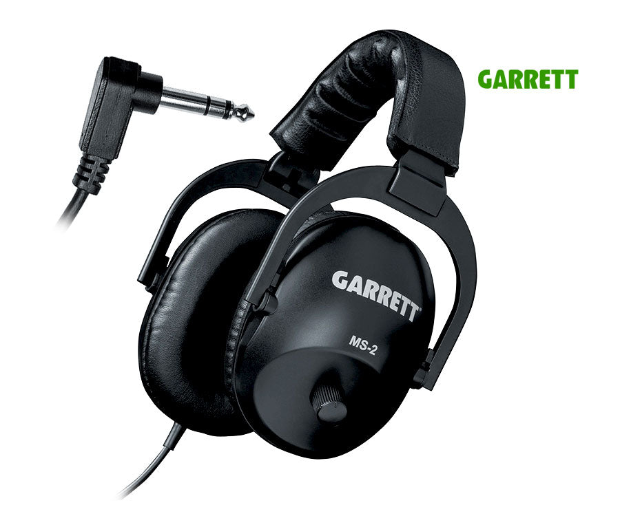 Garrett | MS-2 Headphones with 1/4 Inch Jack | LMS Metal Detecting