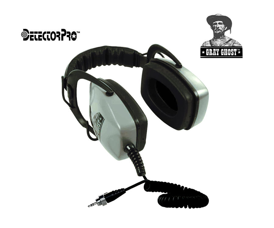 Gray Ghost Amphibian II Waterproof headphones for the Minelab Equinox Series Metal Detector
