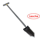 Lesche T- Handle 31" Heavy Duty Metal Detector Shovel Double Serrated (DD) Blade