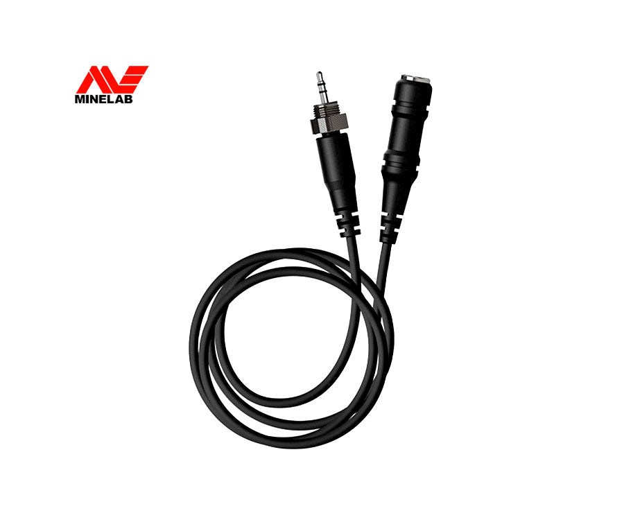 Minelab Headphone Adaptor Cable 1/8 inch to 1/4 inch for Equinox Series Metal Detectors