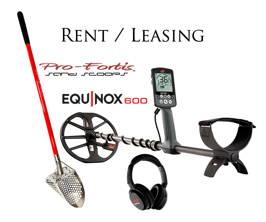 Rent Equinox 600 Metal Detector and Pro-Fortis FMX Sand Scoop | LMS Metal Detecting