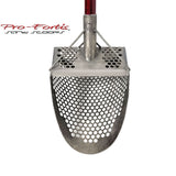 Pro-Fortis Titanium TRMDL Sand Scoop with Deep Red Carbon Fiber Handle