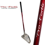 Pro-Fortis Titanium TRMDL Sand Scoop with Deep Red Carbon Fiber Handle