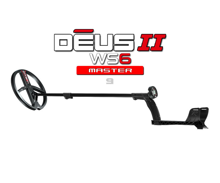 XP Deus II Metal Detector with 9" Search Coil (WS6 Master) | LMS Metal Detecting